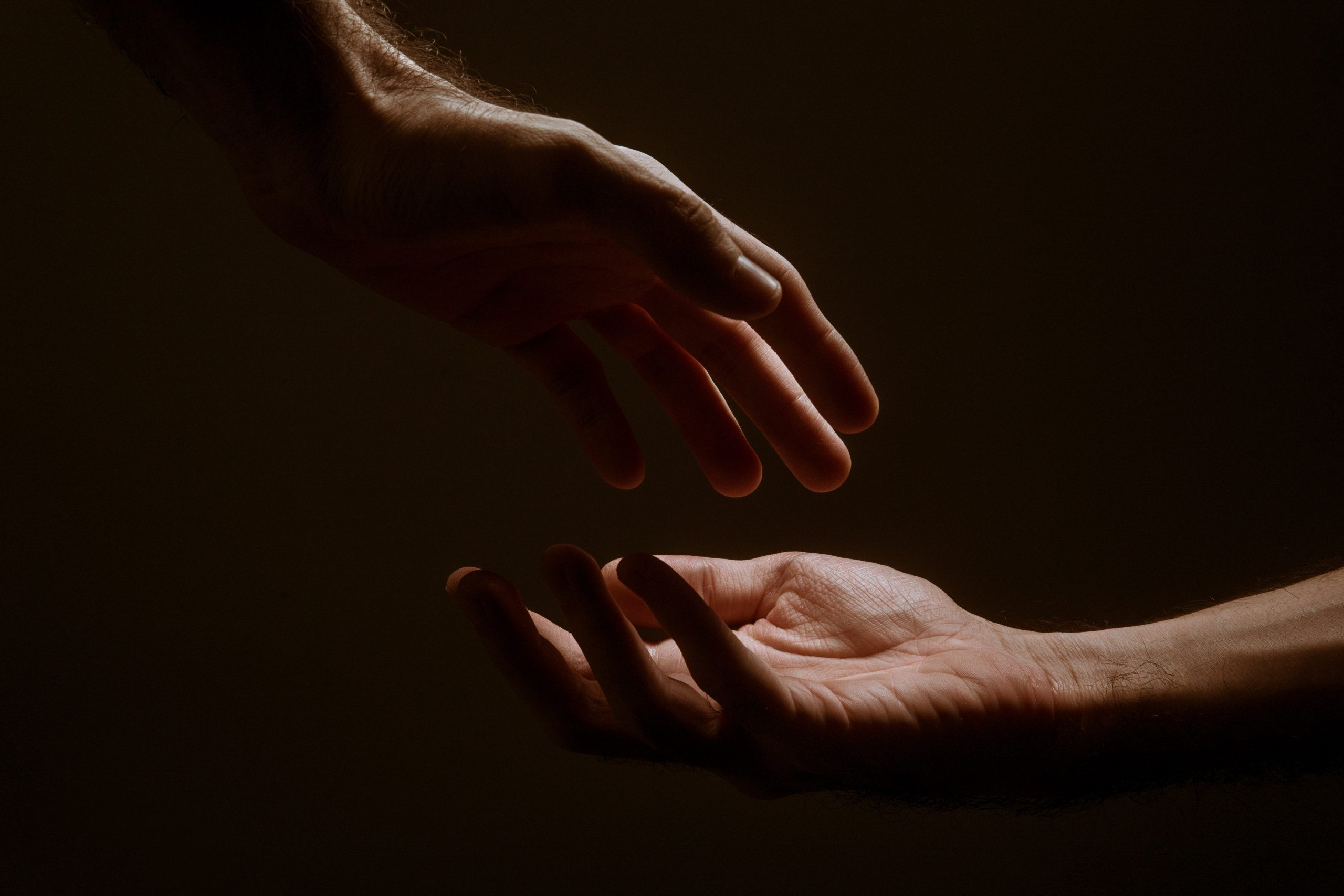 Hands together